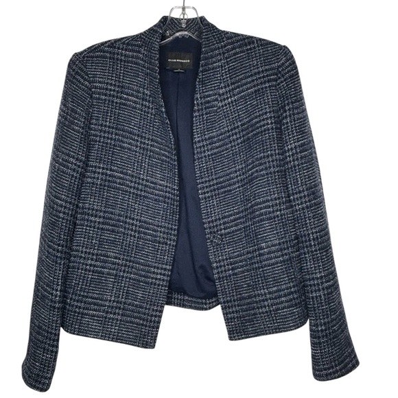 Club Monaco Jackets & Blazers - Club Monaco Navy wool blend woven Blazer manteaux size 6